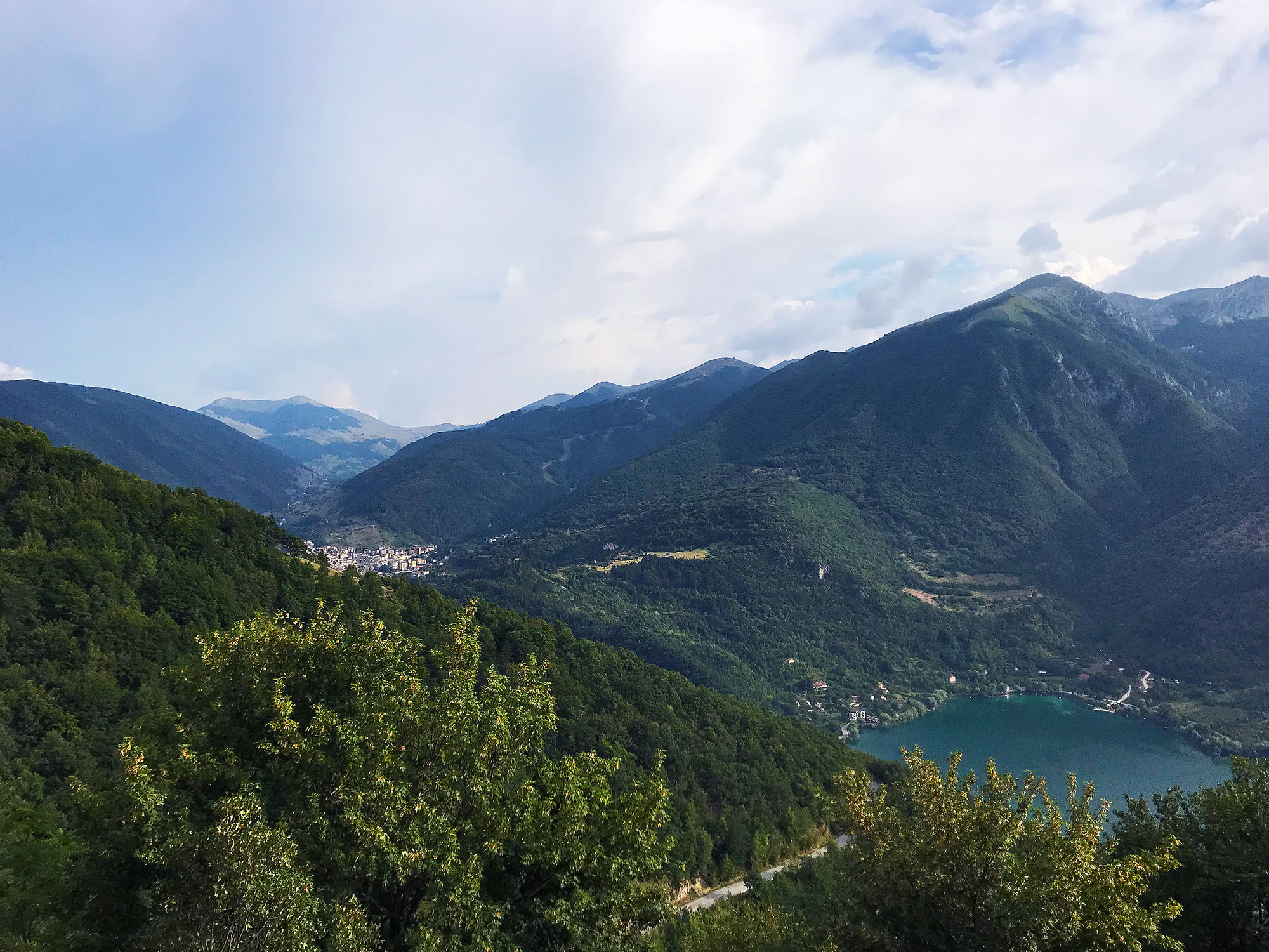 Scanno vista da Frattura